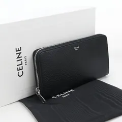 CELINE セリーヌ ラージ ジップウォレット 10B553GTH.38SI 長財布ラウンドファスナー/グレインドカーフスキン【中古】 メンズのサムネイル