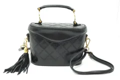 ジャンニ ヴェルサーチェ ヴィンテージ 2way ショルダー ハンドバッグ バニティ サンバースト レザー 黒 ブラック GIANNI VERSACE 4016hのサムネイル