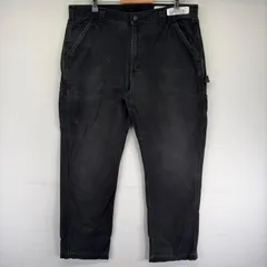 古着 カーハート Carhartt パンツ ペインター ワンポイント ジップ ハンマーループ スパナポケット w38 L32  ブラック系 メンズのサムネイル