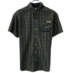 Columbia PFG 半袖 チェックシャツ M～ カーキ コロンビア ピーエフジー ボタンダウン メッシュ 切替 フィッシング 夏物 a807-5689のサムネイル