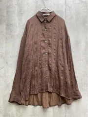 SLY スライ WRINKLE シャツ sizeF/茶 ◇■レディースのサムネイル