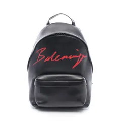 バレンシアガ BALENCIAGA リュックサック バックパック EVERYDAY BACKPACK エブリデイ 552379 ブラック/レッド レザー エブリデイ バックパック S レディース Used Aのサムネイル