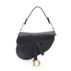 ディオール Dior ハンドバッグ SADDLE サドル ブラック レザー サドルバッグ ミニ レディース Used Aのサムネイル