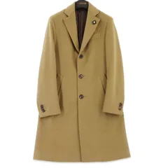 LARDINI ラルディーニ シングルチェスターコート JW23636AQ ウール イタリア製  キャメル 44  99001320のサムネイル