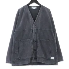 SASSAFRAS ササフラス Digs Crew Carde Jacket Slab Back Satin ディグスクルー カーデジャケット  ブラック 黒 S  99001301のサムネイル