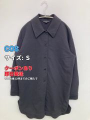 COS コス シャツ/ブラウス Ｓ ブラック メンズ