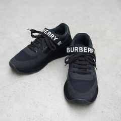 BURBERRY バーバリー ロゴストラップ レザースニーカー 42 - メルカリ