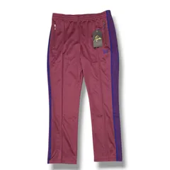 Needles Narrow Track Pant-Poly Smooth ナロートラックパンツ イージーパンツ ジャージ ニードルス NS247 ボルドー L (19075M)のサムネイル