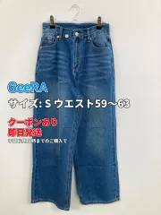 GeeRA ジーラ デニムパンツ S  ウエスト59～63 ブルー レディースのサムネイル