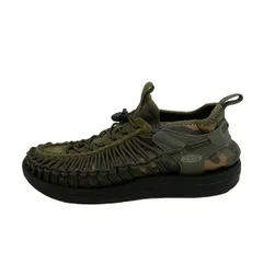 KEEN(キーン) スニーカー 28 メンズ ダークグリーン×カーキ×マルチ 迷彩柄/スニーカーサンダルのサムネイル