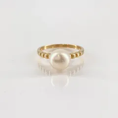MIKIMOTO（ミキモト） アコヤパール K18 ＃10.5号 リング・指輪 2.6g ゴールドのサムネイル