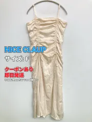 NICE CLAUP ナイスクラップ ドレス F アイボリー レディースのサムネイル