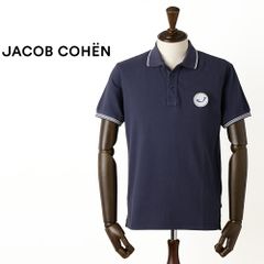 JACOB COHEN ヤコブコーエン ガーメントダイ コットン鹿の子ポロシャツ