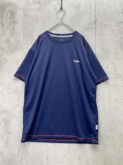 FILA フィラ FM6014 半袖 Tシャツ ピステ sizeLL/紺 ■◆メンズのサムネイル