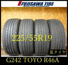 【G242】11G送料無料◆2023年製造 約7.5部山◆TOYO PROXES R46A ◆225/55R19◆4本 26104143 のサムネイル