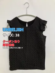 UNRELISH アンレリッシュ ノースリーブ 38 ブラック レディースのサムネイル