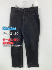 Dickies ディッキーズ デニムパンツ 30 ブラック フルレングス 無地 スタンダード テーパード レギュラー レディースのサムネイル