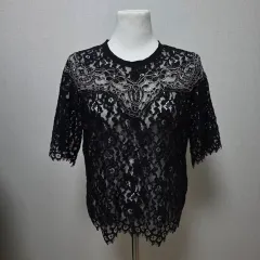 S) SANDRO サンドロ レイ ブラウス 半袖のサムネイル