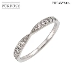 ティファニー TIFFANY&Co. ハーモニー バンド 11号 リング ダイヤ Pt プラチナ 指輪 Harmony Band Ring 90329109のサムネイル