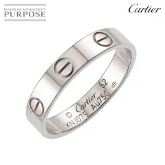 カルティエ Cartier ミニラブ #52 リング K18 WG ホワイトゴールド 750 指輪 Mini Love Ring【証明書付き】 90330361のサムネイル