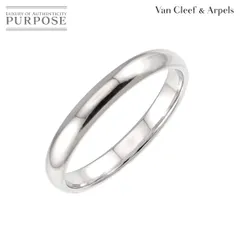ヴァンクリーフ & アーペル Van Cleef & Arpels タンドルモン #58 リング 幅3mm Pt プラチナ 指輪 Ring 90330420のサムネイル