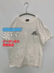 GREGORY グレゴリー Tシャツ/カットソー S ホワイト 前面プリント バックプリント ブランドロゴ ミドル丈 半袖 クルーネック(丸首) メンズのサムネイル
