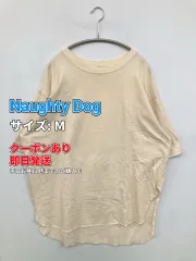 Naughty Dog Tシャツ/カットソー M アイボリー バックプリント 半袖 ミドル丈 クルーネック(丸首) メンズ レディースのサムネイル