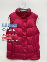 L.L.Bean エルエルビーン ダウンベスト M ピンク ナイロン 無地 ワンポイント フードなし レディースのサムネイル