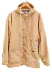 カルバンクライン Calvin Klein 90's USA製 Snow Parka スノー パーカー フリース ジャケット トグル ボタン ジャケット ベージュ Lサイズ 103MT-4992のサムネイル