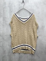 PINK-latte ピンクラテ 319-26004 ニット ノースリーブ ベスト sizeM/茶 ■◇レディースのサムネイル