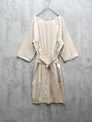 新品 FONCE フォンセ アバハウス 5分袖 ワンピース size38/アイボリー ■◇レディースのサムネイル