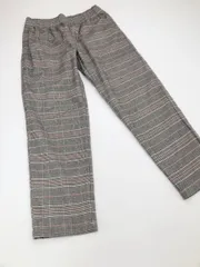 美品 モノマート pt408 チェック スラックス パンツ sizeL/グレー ◆■メンズのサムネイル