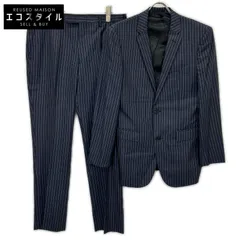 Burberry Black Label　バーバリーブラックレーベル　ネイビー ストライプ D1H22-607-08 2ピース スーツ　38/38のサムネイル