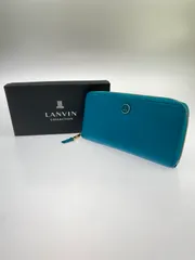 【中古品】 LANVIN ランバン COLLECTION ラウンドファスナーロングウォレット 長財布 【181-260713-KS-13-min】のサムネイル