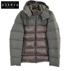 HERNO　ヘルノ　【美品/国内正規】PI000949U メランジフランネル×ナイロン フード付ダウンジャケット　52のサムネイル
