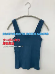 BEAUTY&YOUTH UNITED ARROWS ビューティアンドユースユナイテッドアローズ タンクトップ ブルー 無地 カップなし レディースのサムネイル