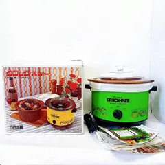 【昭和レトロ家電】未使用品! 今西金属 クロックポット スロークッカー 1.8L 電気煮込み鍋 Crock-Pot 電気鍋 レトロのサムネイル