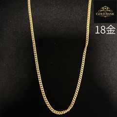 ギンザタナカ 田中貴金属 18金ネックレス 男女兼用（K18）｜中古品
