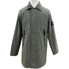 未使用品▼STONE ISLAND ストーンアイランド 731541727 ワッペン付き WZIPUP 中綿入り コート カーキ S 正規品 ガーメント・ハンガー付きのサムネイル
