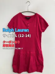 Ralph Lauren ラルフローレン チュニック L (12-14) レッド ニット 無地 ワンポイント 半袖 ショート・ミニ丈 レディースのサムネイル