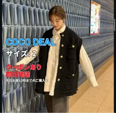 COCO DEAL ココディール ベスト 2 ブラック 無地 レディースのサムネイル
