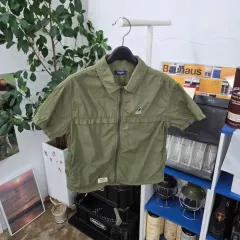 カンゴール キッズ ナイロン ジップアップ シャツジャケット 130のサムネイル