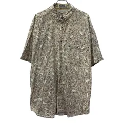 Columbia 半袖 総柄シャツ XL ベージュ マルチカラー コロンビア ホダンダウン サーファー サーフ 胸ポケット 半シャツ 夏物 a807-5751のサムネイル