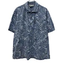 Columbia 半袖 総柄シャツ L ブルー マルチカラー コロンビア ホダン アロハシャツ サーフ サーフィン 半シャツ 柄シャツ 夏物 a807-5753のサムネイル