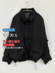 epnok エプノック ブルゾン L ブラック 無地 ショート丈 フードなし ジップアップ メンズのサムネイル