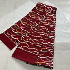 ◇kimomo+one◇kimonoarisa◇未使用◇本場筑前博多織◇素敵な半幅帯