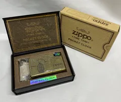 ◇ ZIPPO TIME TANK POCKETCLOCK タイムタンク ポケットクロック [ TT-304 ] 【！現状不動品！/未チェック】【キズ汚れあり】バックライト クロック 時計 コレクション&リペア可能な方向け / 中古 071307のサムネイル