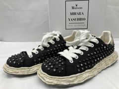Mason MIHARA YASUHIRO メゾンミハラヤスヒロ　A12FW714 CHARLES チャールズ スタッズ スニーカー ブラック サイズ43 約27.5cm 箱付き