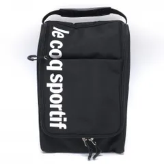 【超美品】ルコック シューズケース 黒×白 外ポケット付 ゴルフ le coq sportifのサムネイル