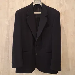 ジャンフランコフェレ GIANFRANCO FERRE イタリア製 ジャケット ネイビー系 濃紺 ウール カシミヤ混 テーラードジャケット ヴィンテージ メンズ 【12398-7】のサムネイル